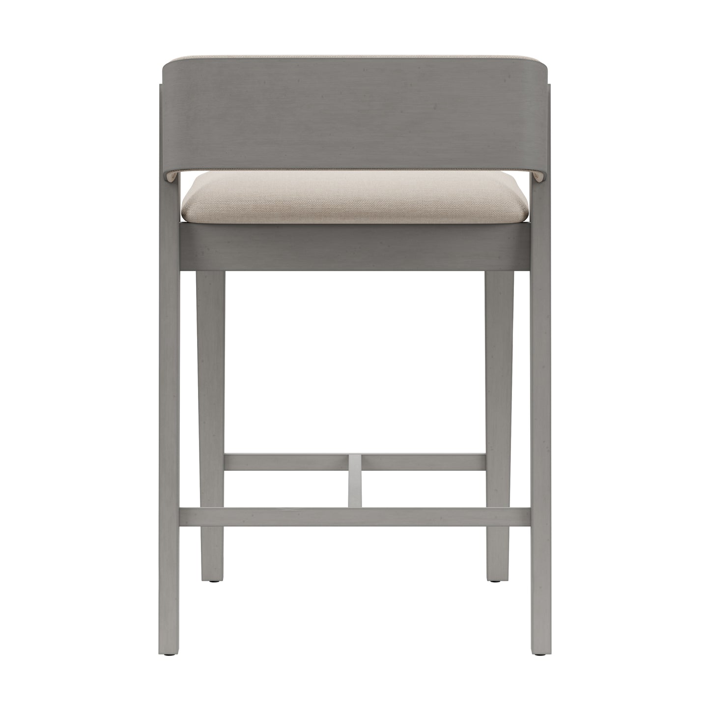 Hillsdale Furniture Dresden Wood Counter Height Stool, Distressed Gray