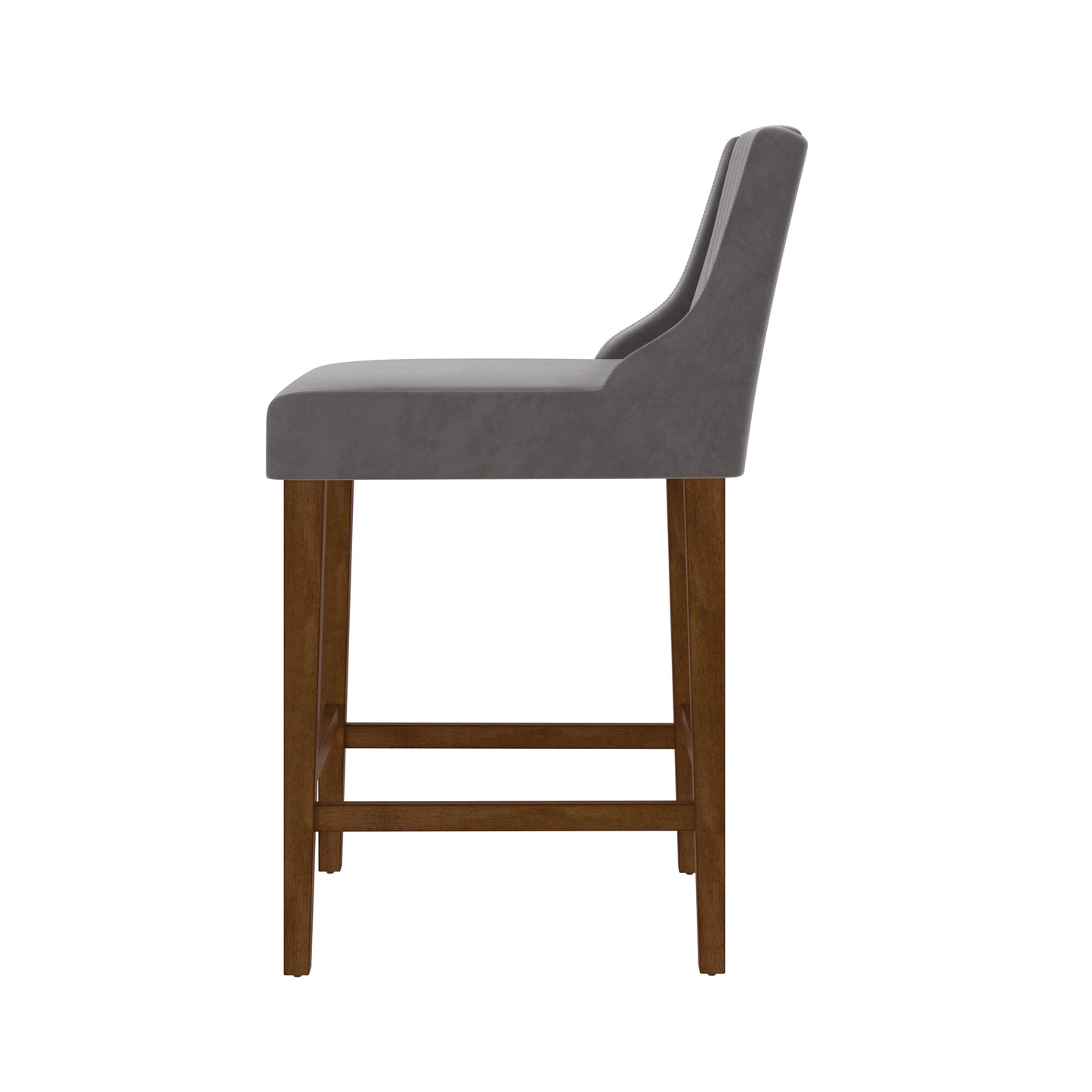 Hillsdale Furniture Lynne Wood Counter Height Stool, Walnut