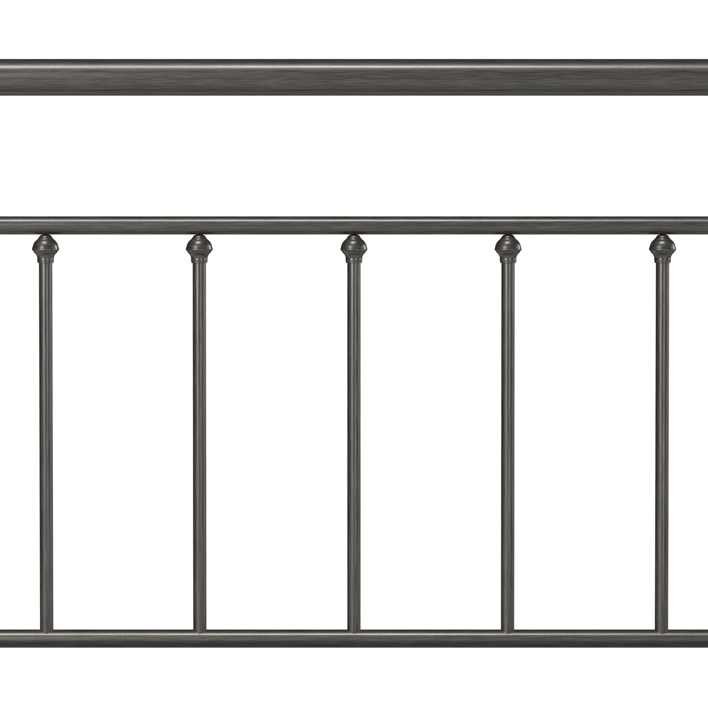 Hillsdale Furniture Kirkland Metal Queen Bed, Aged Pewter