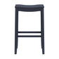 Hillsdale Furniture Fiddler Wood Backless Bar Height Stool, Navy