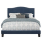 Hillsdale Furniture Kiley Full Upholstered Bed, Blue Velvet