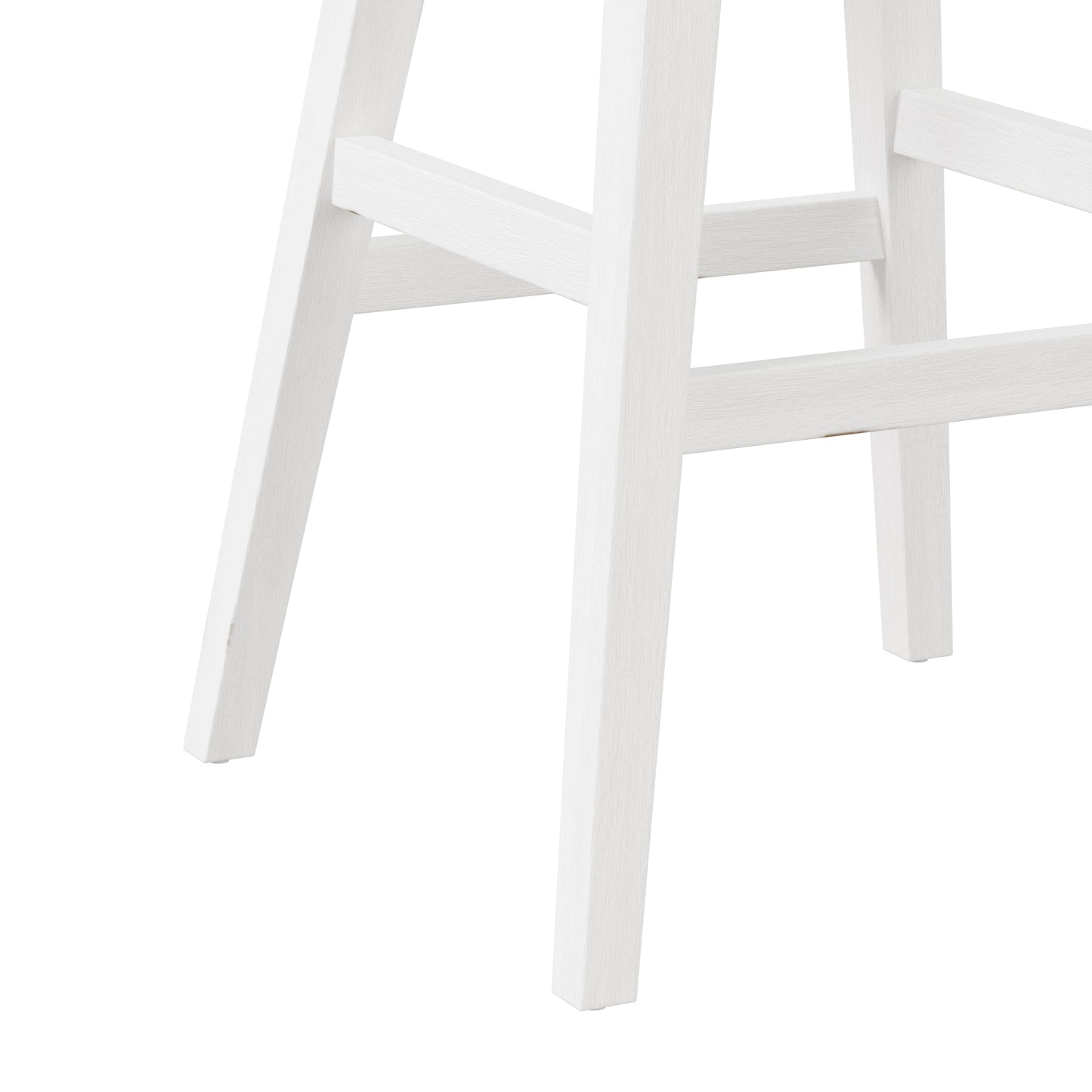 Hillsdale Furniture Clarion Wood and Upholstered Bar Height Swivel Stool, Sea White