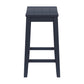 Hillsdale Furniture Fiddler Wood Backless Counter Height Stool, Navy