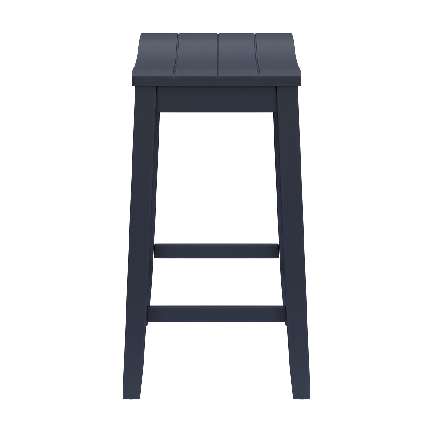 Hillsdale Furniture Fiddler Wood Backless Counter Height Stool, Navy