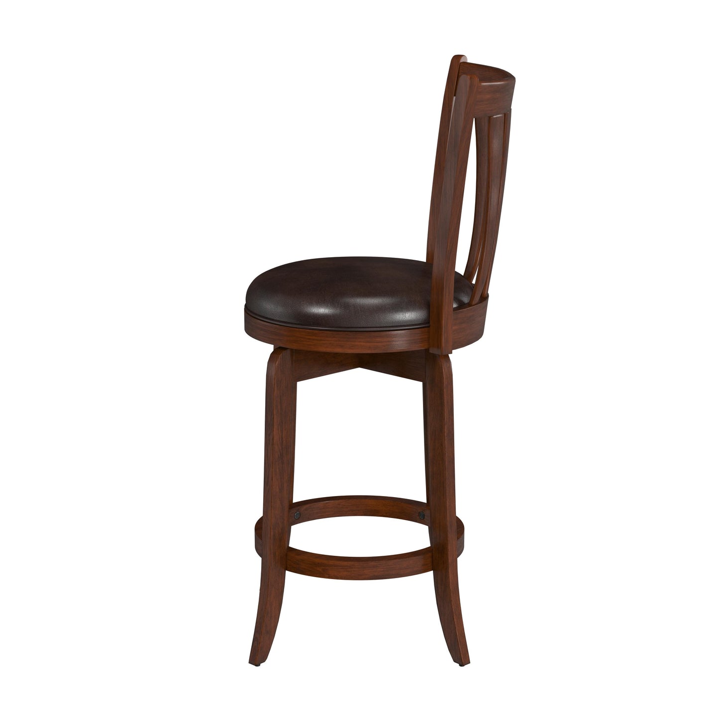 Hillsdale Furniture Savana Wood Counter Height Swivel Stool, Cherry