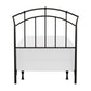 Hillsdale Furniture Vancouver Metal Twin Metal Headboard with Frame, Antique Brown