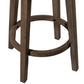 Hillsdale Furniture Odette Wood Backless Counter Height Swivel Stool, Rustic Gray