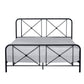 Hillsdale Furniture Williamsburg Queen Metal Bed, Black Sparkle