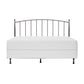 Hillsdale Furniture Warwick King Metal Headboard with Frame, Gray Bronze