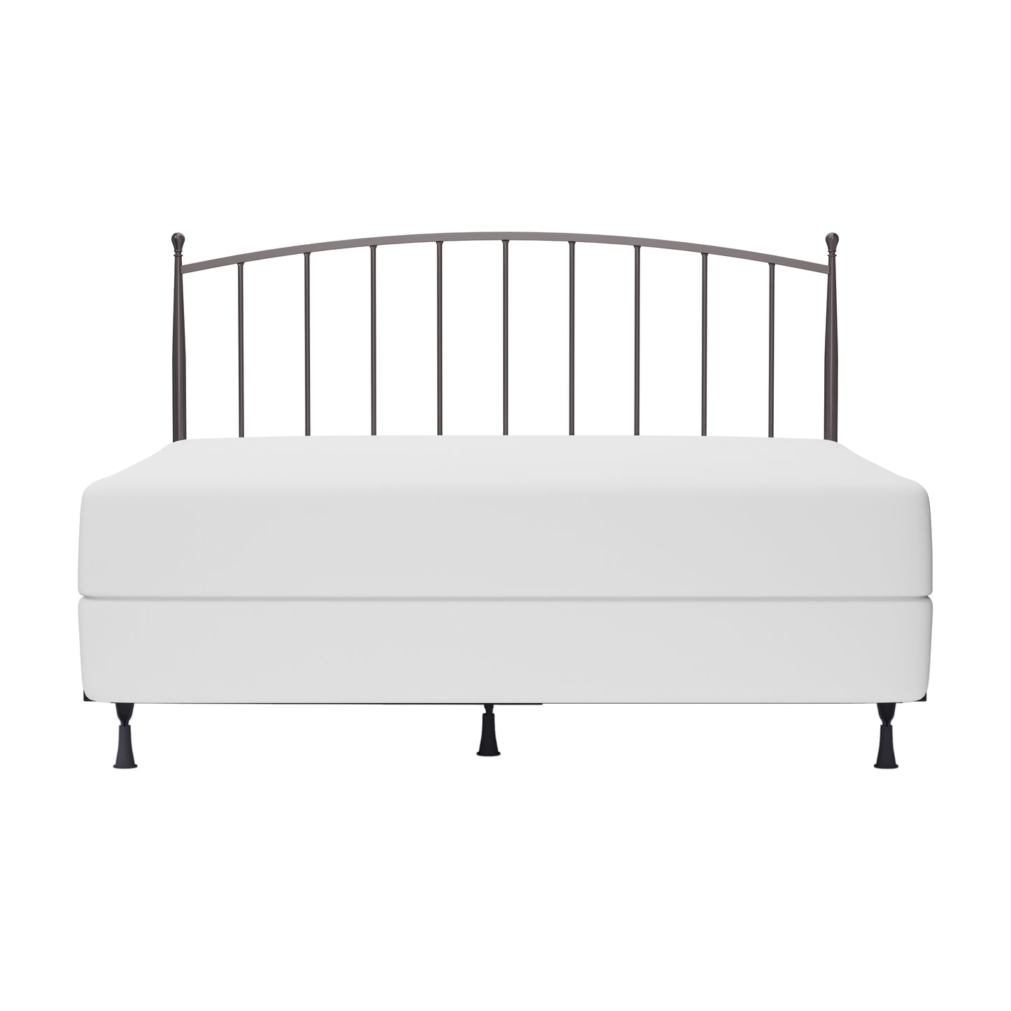 Hillsdale Furniture Warwick King Metal Headboard with Frame, Gray Bronze