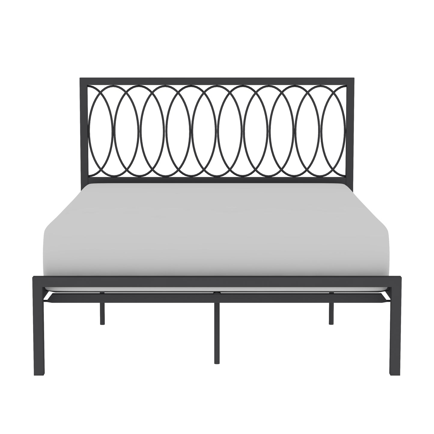 Hillsdale Furniture Naomi Full Metal Bed, Gray