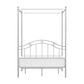 Hillsdale Furniture Vivian Metal Full Canopy Bed, Silver