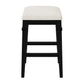 Hillsdale Furniture Arabella Wood Backless Counter Height Stool, Black Wire Brush