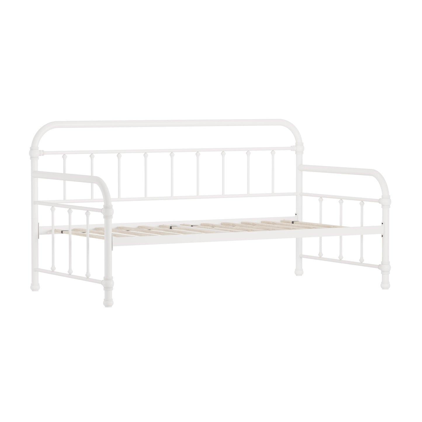 Hillsdale Furniture Kirkland Metal Twin Daybed, Soft White