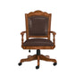 Hillsdale Furniture Nassau Wood Caster Chair, Brown