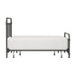 Hillsdale Furniture Kirkland Metal King Bed, Aged Pewter