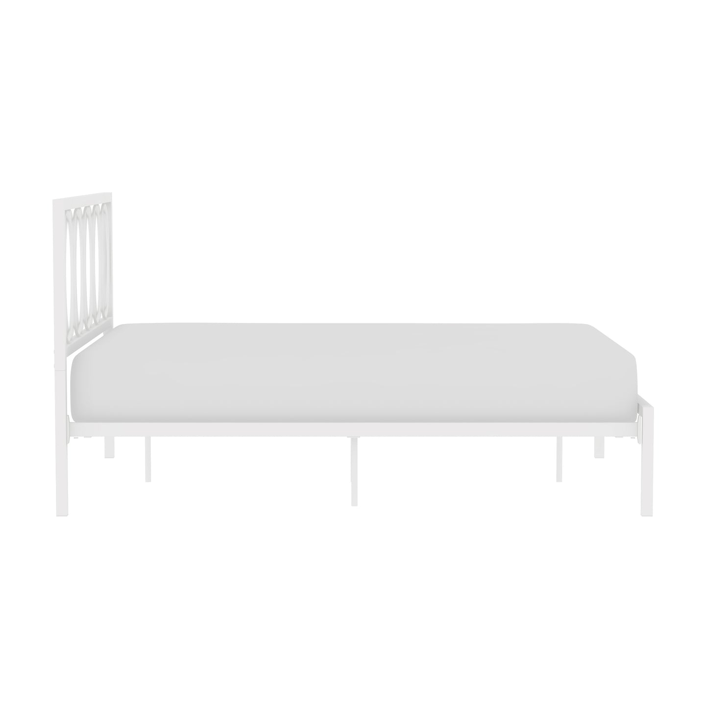 Hillsdale Furniture Naomi Queen Metal Bed, White