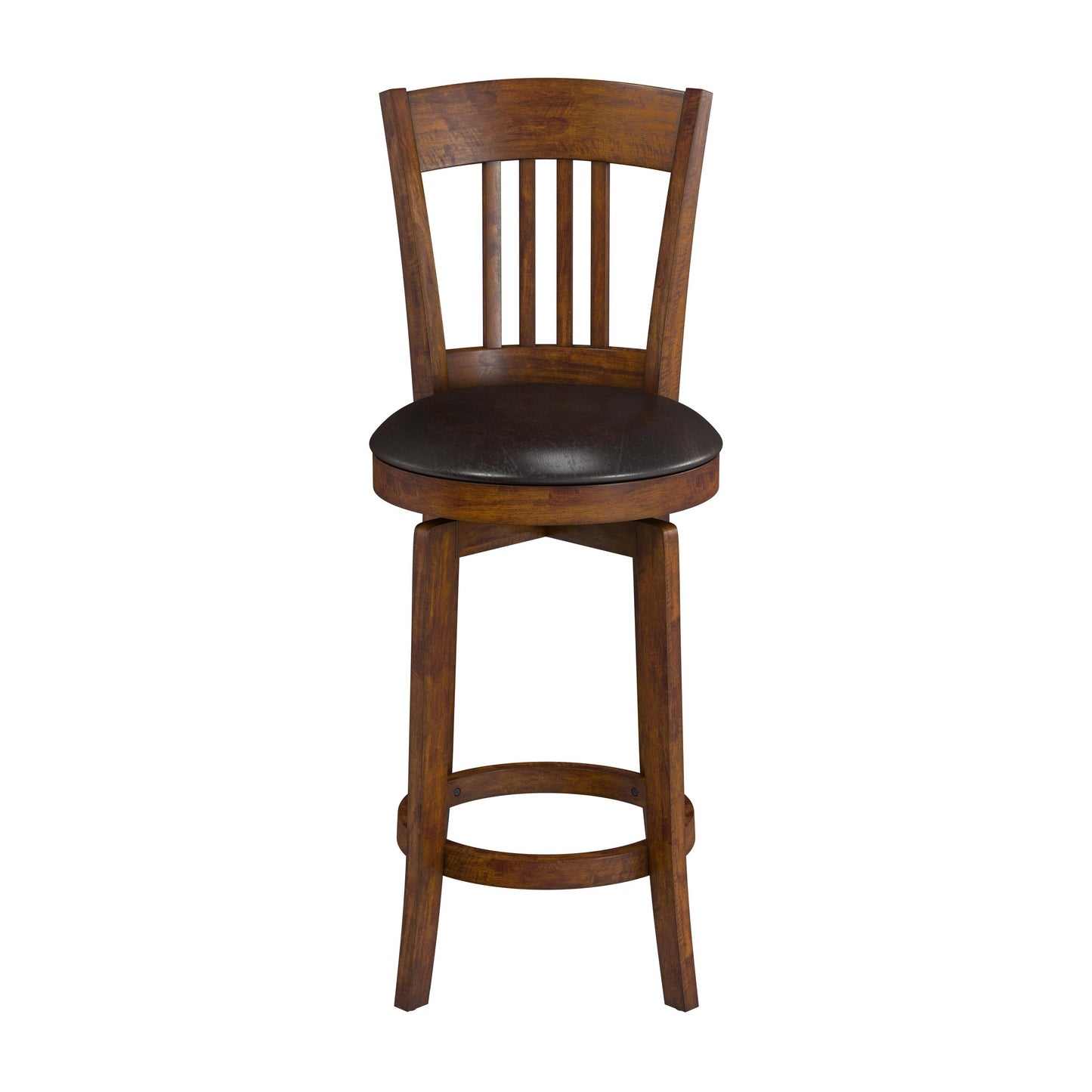 Hillsdale Furniture Canton Wood Counter Height Swivel Stool, Brown