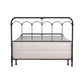 Hillsdale Furniture Jocelyn Queen Metal Bed, Black Sparkle