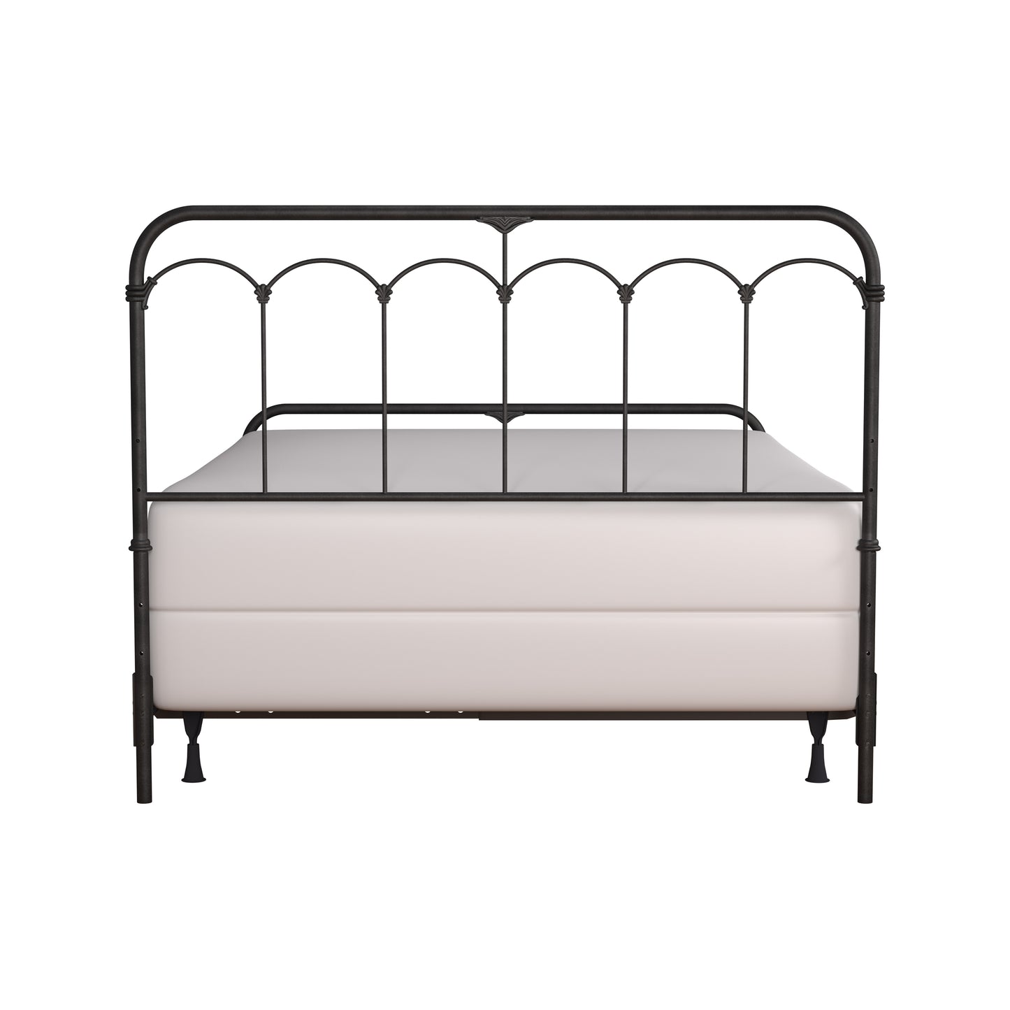 Hillsdale Furniture Jocelyn Queen Metal Bed, Black Sparkle