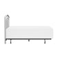 Hillsdale Furniture Claudia Full/Queen Metal Headboard with Frame, Matte Nickel