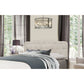 Hillsdale Furniture Nicole Full/Queen Upholstered Headboard, Fog