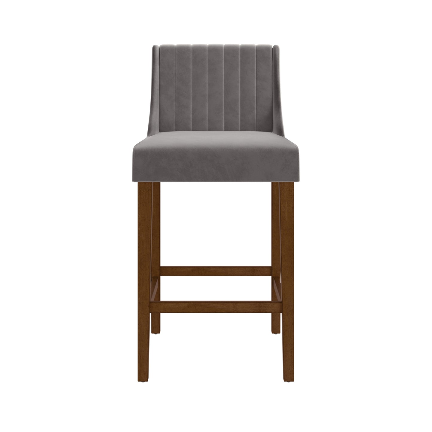 Hillsdale Furniture Lynne Wood Counter Height Stool, Walnut