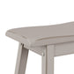 Hillsdale Furniture Moreno Wood Backless Bar Height Stool, Distressed Gray