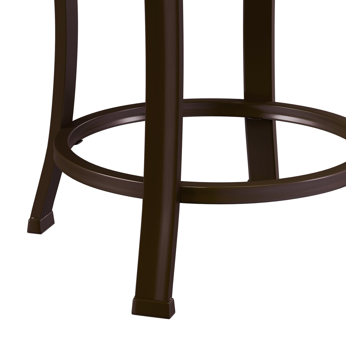 Hillsdale Furniture Hastings Backless Metal Vanity Stool, Antique Bronze