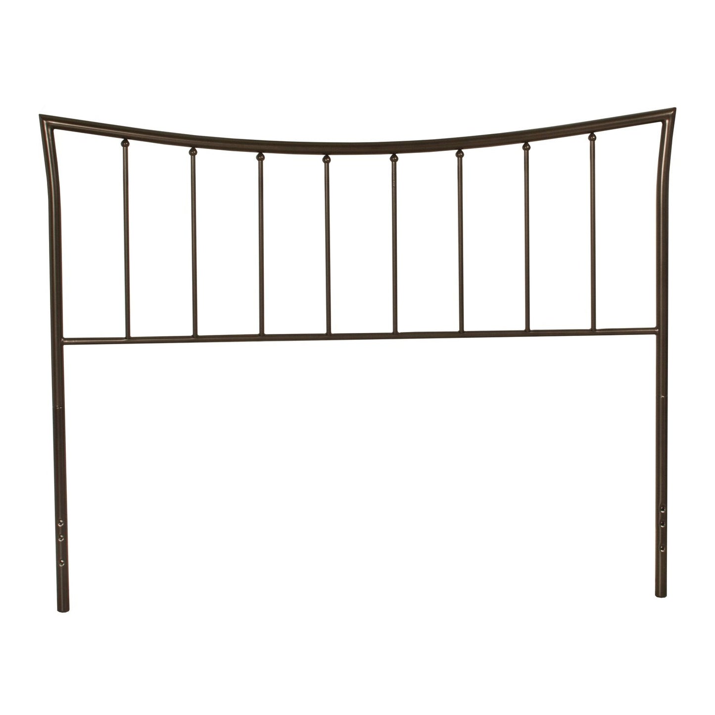 Hillsdale Furniture Edgewood King Metal Headboard with Frame, Magnesium Pewter