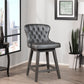 Hillsdale Furniture, Rosabella Wood Counter Height Swivel Stool, Gray Wire Brush