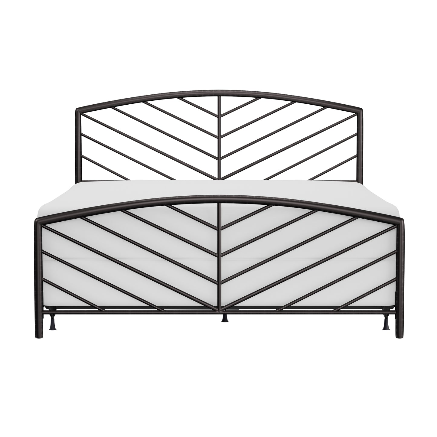 Hillsdale Furniture Essex Metal King Bed, Gray Bronze