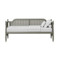 Hillsdale Furniture Melanie Wood and Cane Twin Daybed, French Gray