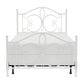 Hillsdale Furniture Ruby Queen Metal Bed, Textured White