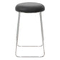 Hillsdale Furniture Southlake Backless Metal Counter Height Stool, Chrome with Black Vinyl