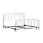 Hillsdale Furniture Claudia King Metal Bed, Matte Nickel