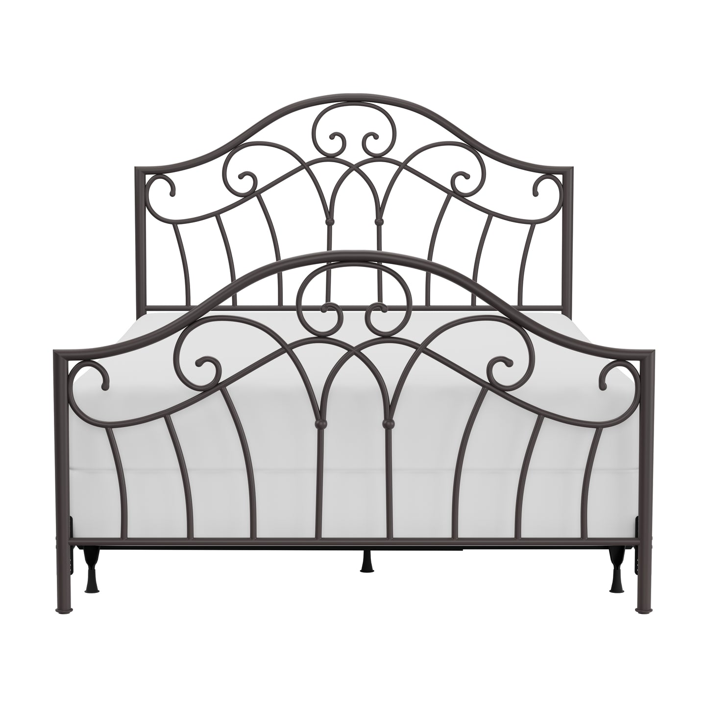 Hillsdale Furniture Josephine Queen Metal Bed, Metallic Brown