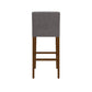 Hillsdale Furniture Lynne Wood Bar Height Stool, Walnut