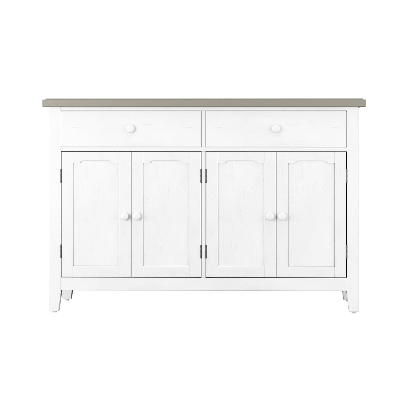 Hillsdale Furniture Clarion Wood Server, Sea White