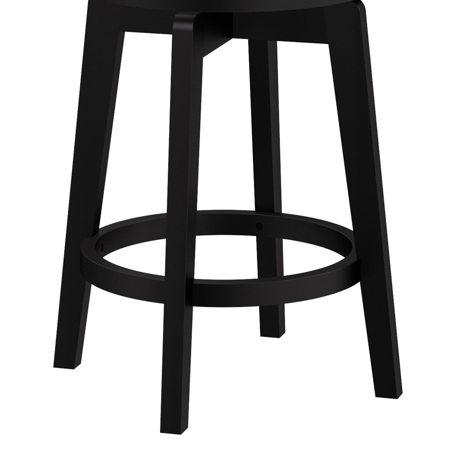 Hillsdale Furniture Foxmoor Wood Counter Height Swivel Stool, Black