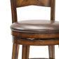 Hillsdale Furniture Jenkins Wood Counter Height Swivel Stool, Rustic Oak