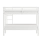 Hillsdale Kids and Teen Caspian Twin Over Twin Bunk Bed, White