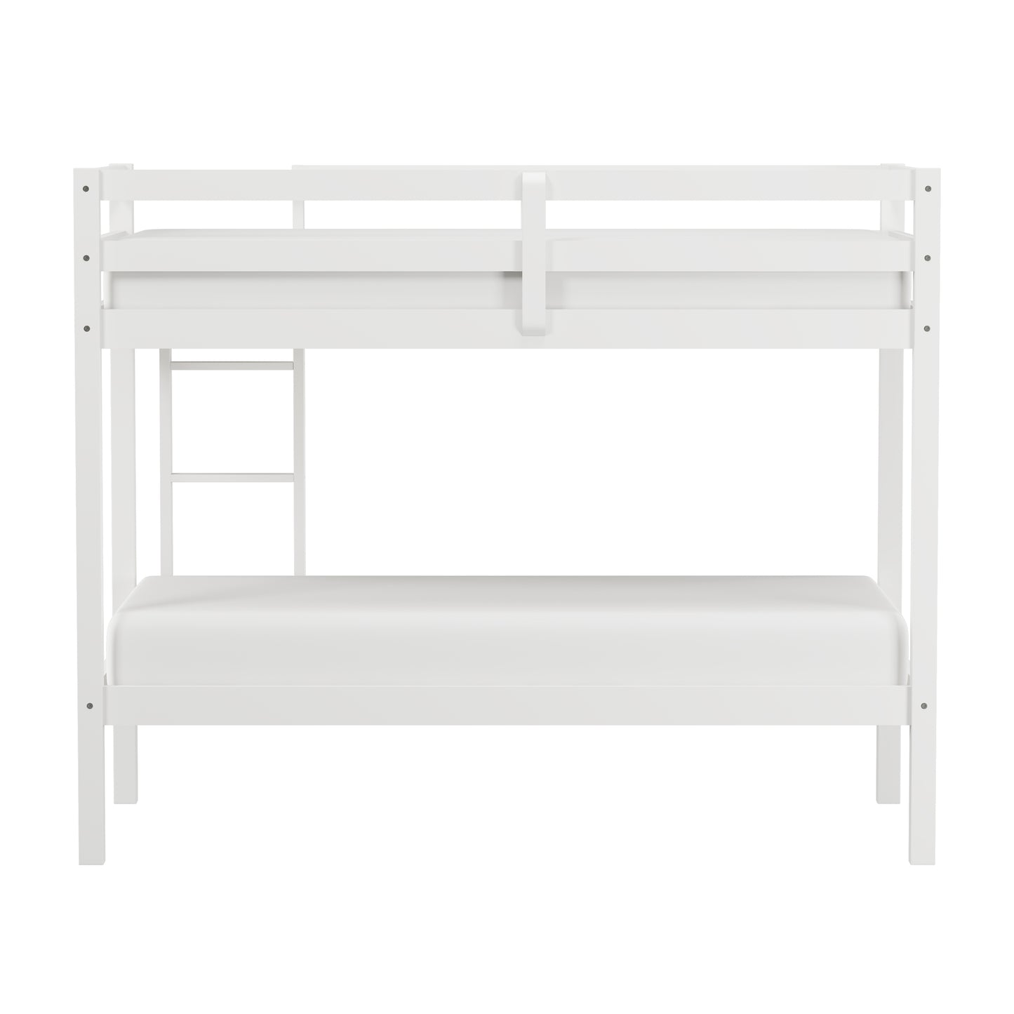 Hillsdale Kids and Teen Caspian Twin Over Twin Bunk Bed, White