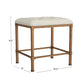 Hillsdale Furniture Katherine Backless Metal Vanity Stool, Golden Bronze