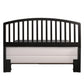 Hillsdale Furniture Carolina Wood Full/Queen Headboard with Frame, Black