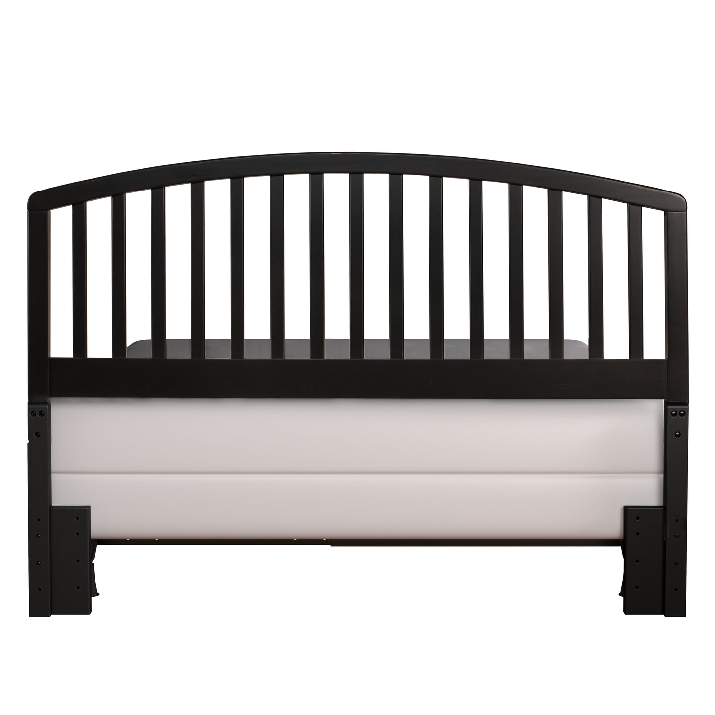 Hillsdale Furniture Carolina Wood Full/Queen Headboard with Frame, Black