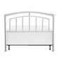 Hillsdale Furniture Claudia Full/Queen Metal Headboard with Frame, Matte Nickel