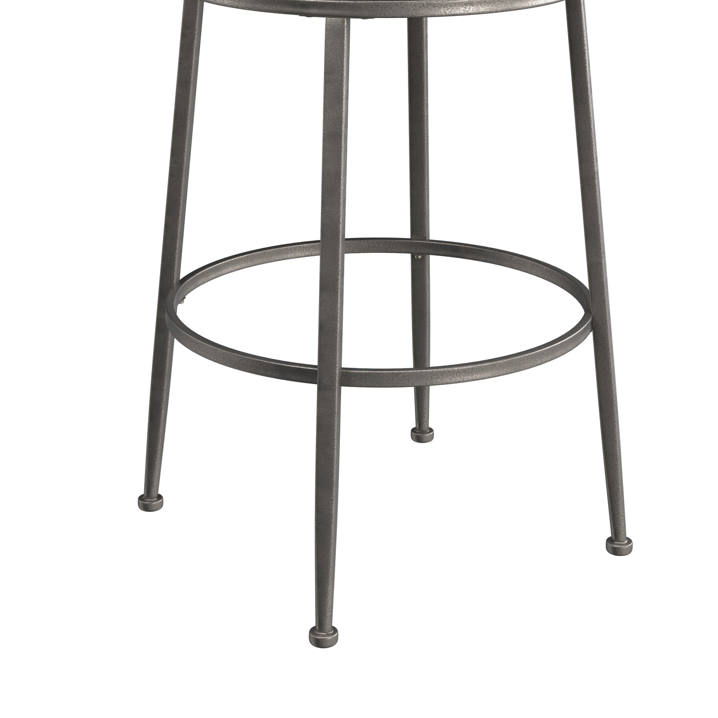 Hillsdale Furniture Stewart Metal Bar Height Swivel Stool, Aged Pewter