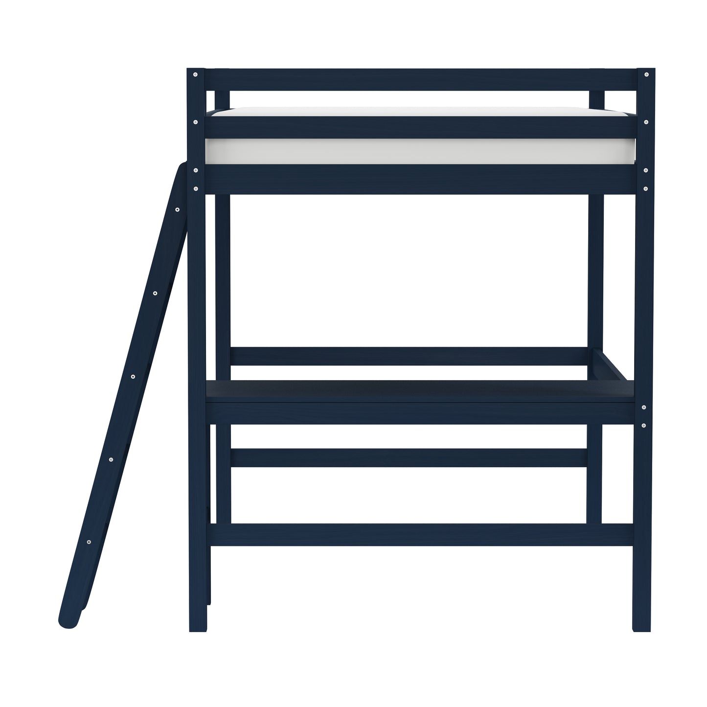 Hillsdale Kids and Teen Caspian Full Loft Bed, Navy