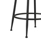 Hillsdale Furniture Larimore Metal Counter Height Stool, Black